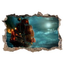 Vinilos decorativos y pegatinas 3d piratas del caribe